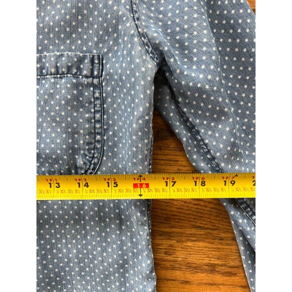 Rails Blue Star Button Up Shirt Top  Women's Size XS - Picture 7 of 10